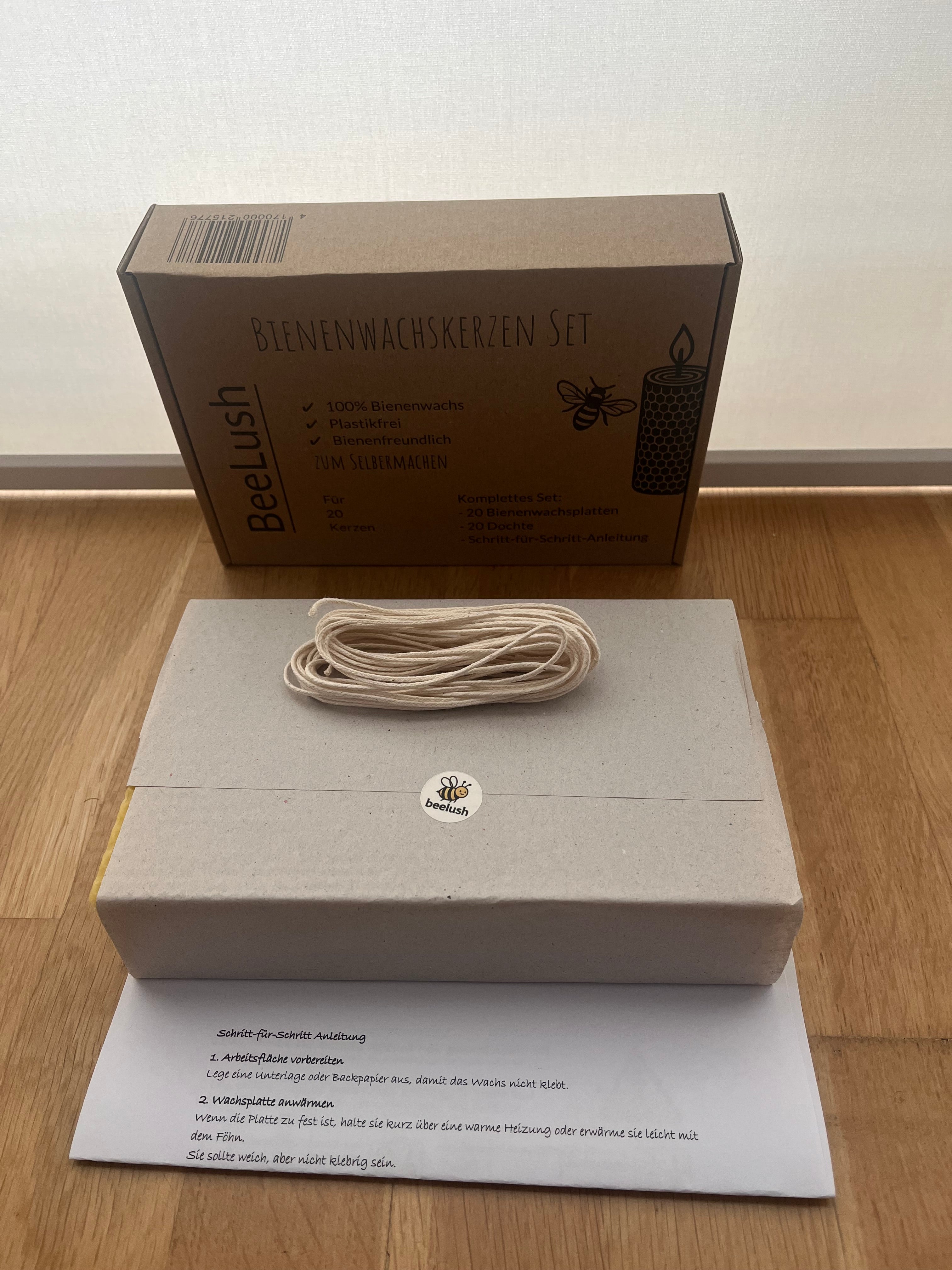 BeeLush Bienenwachskerzen Bastelset